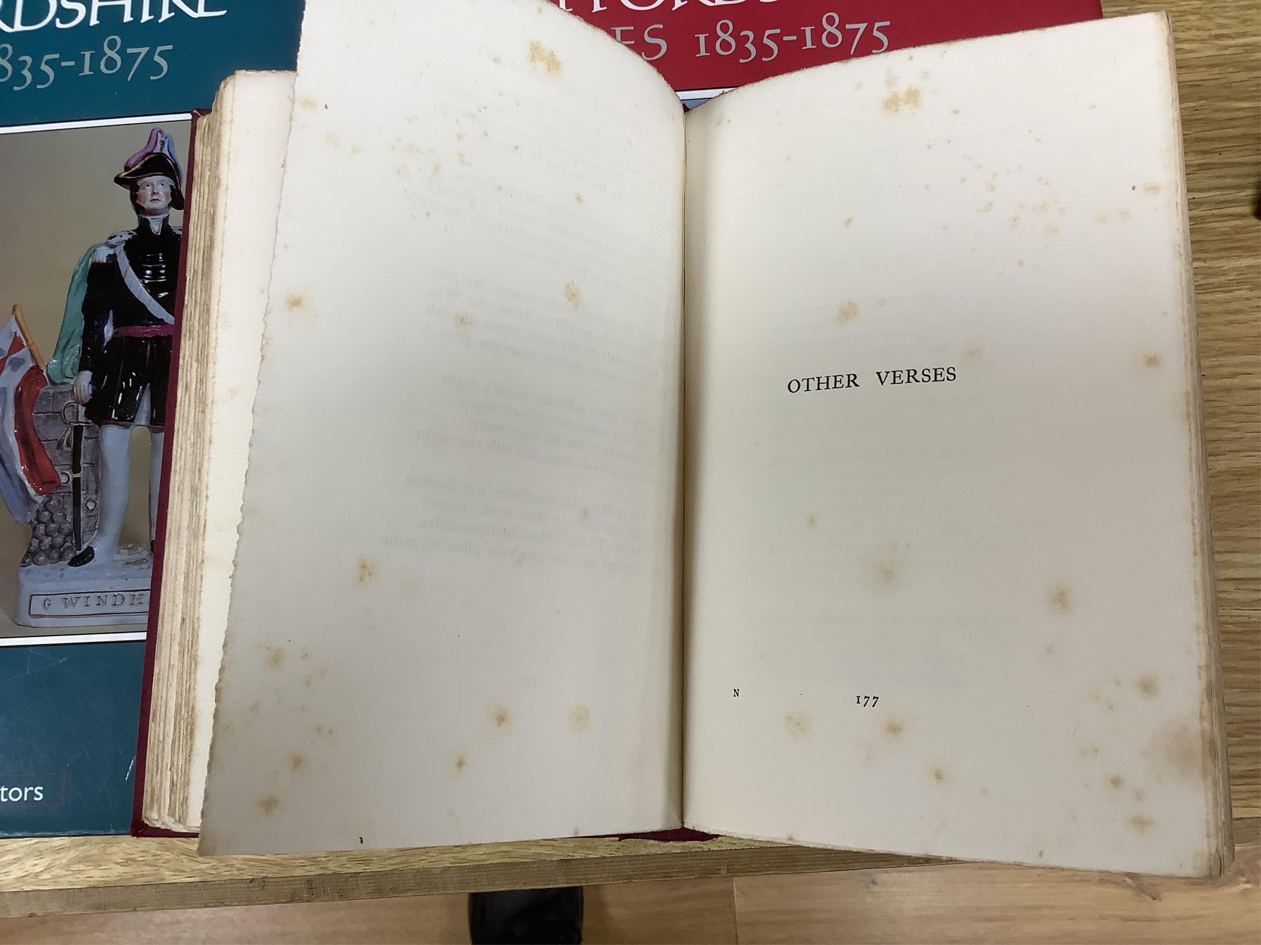 Kipling, Rudyard - The Works, 31 vols, 8vo, red cloth, gilt spines, MacMillan & Co. Condition - binding tatty
